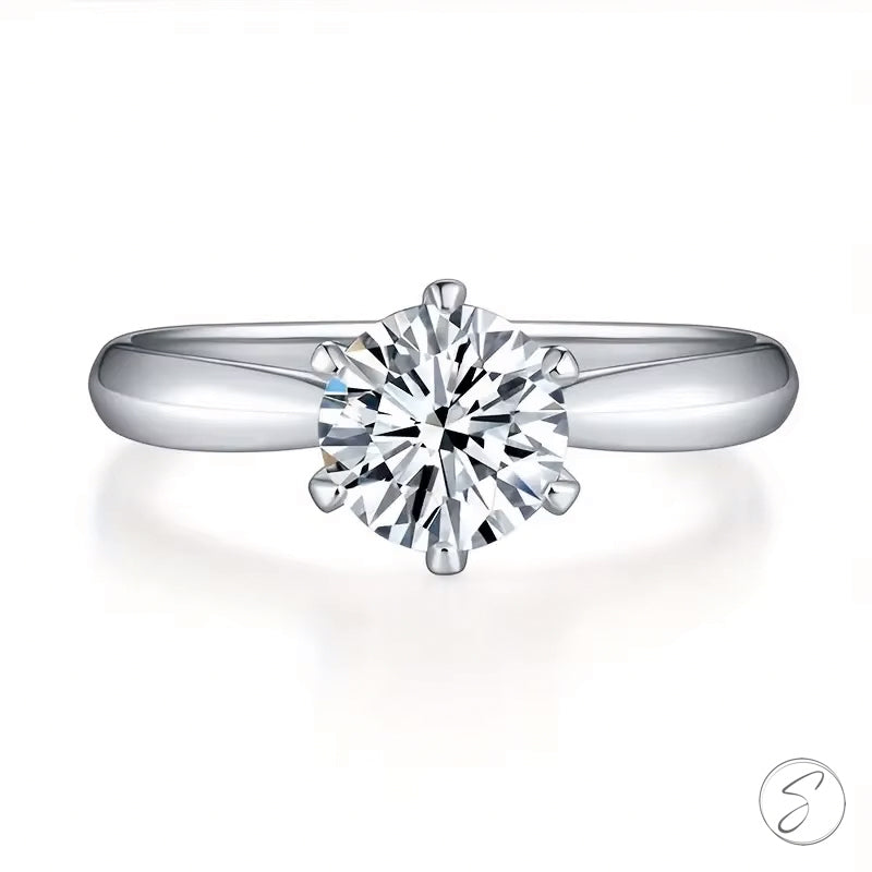 Solitário Moissanite Estrela