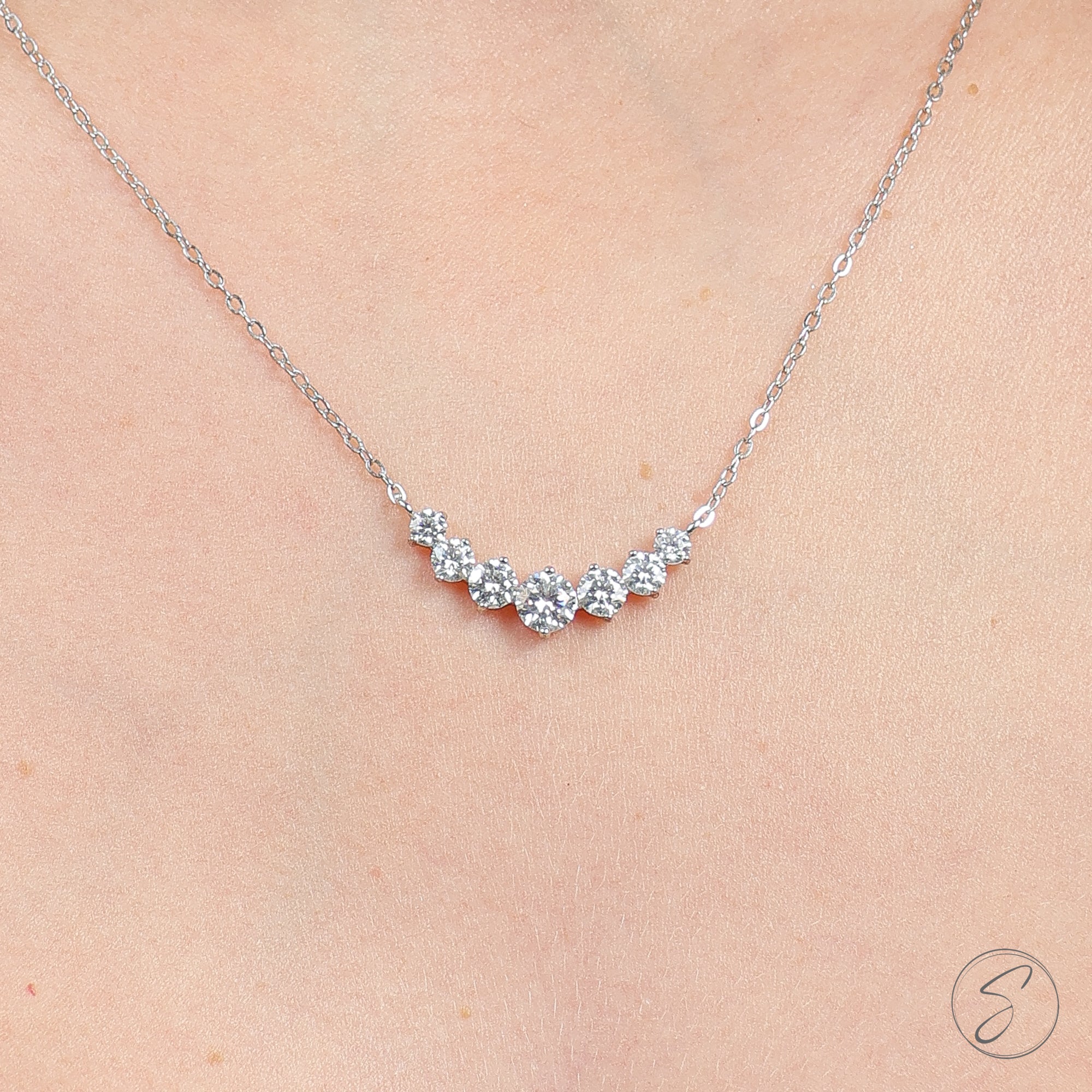 Colar Moissanite Juno