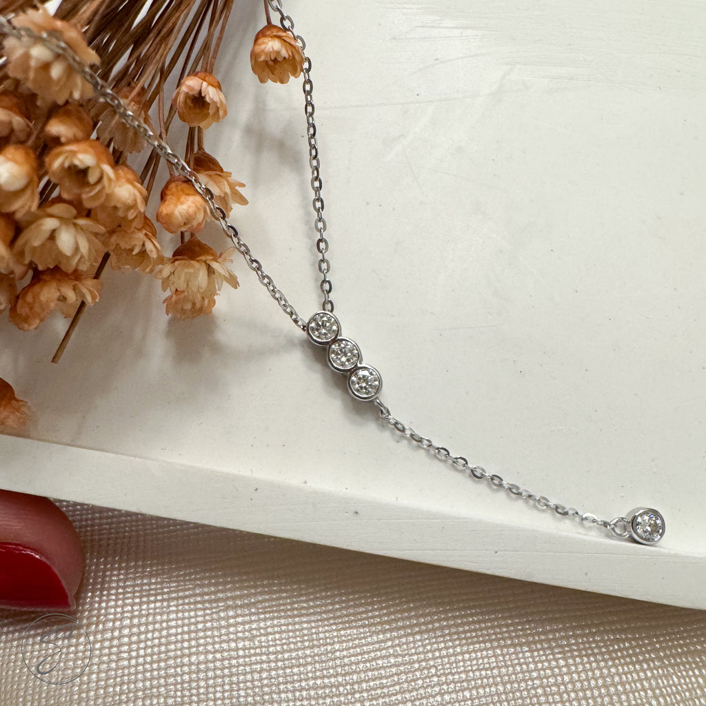Colar Moissanite Orvalho