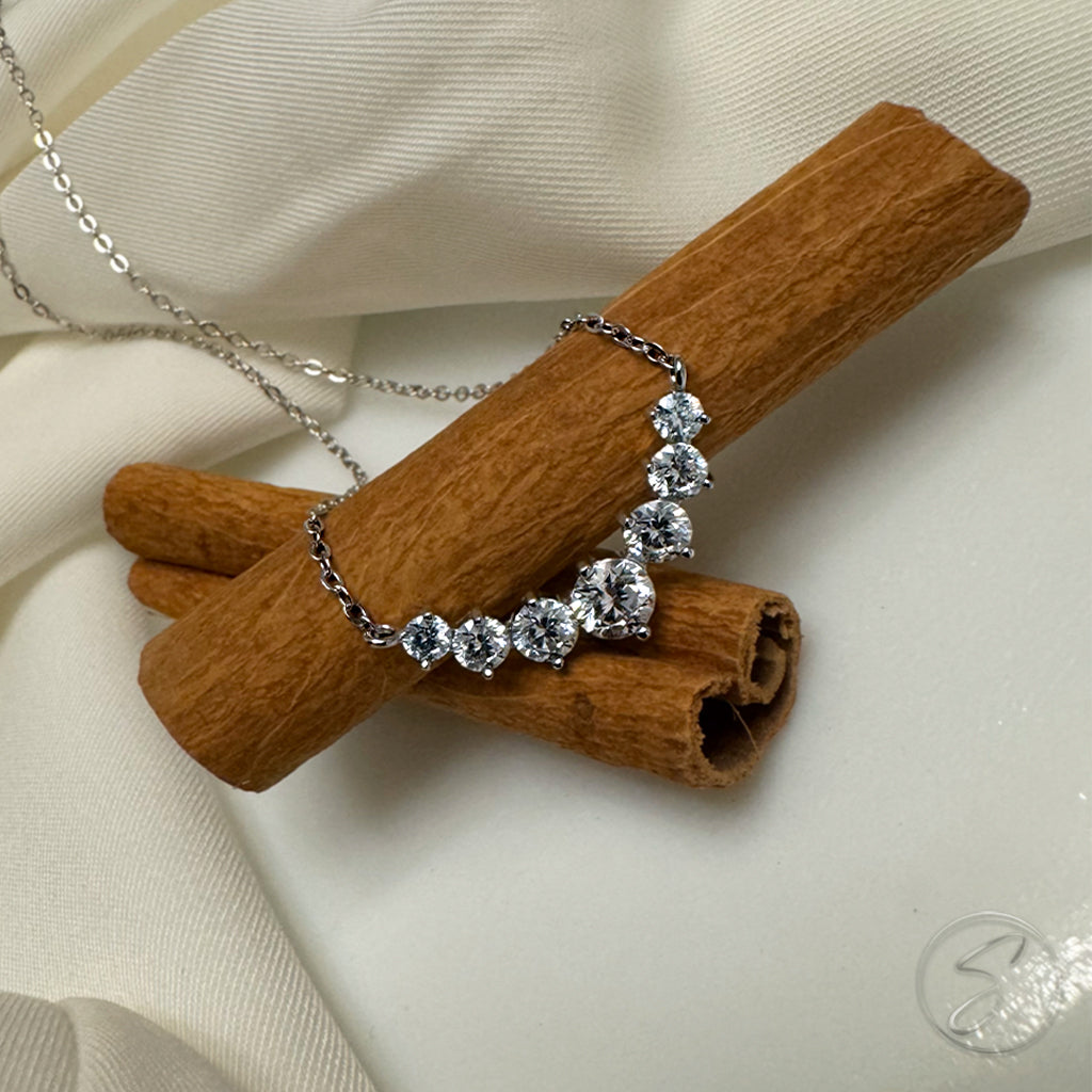 Colar Moissanite Juno
