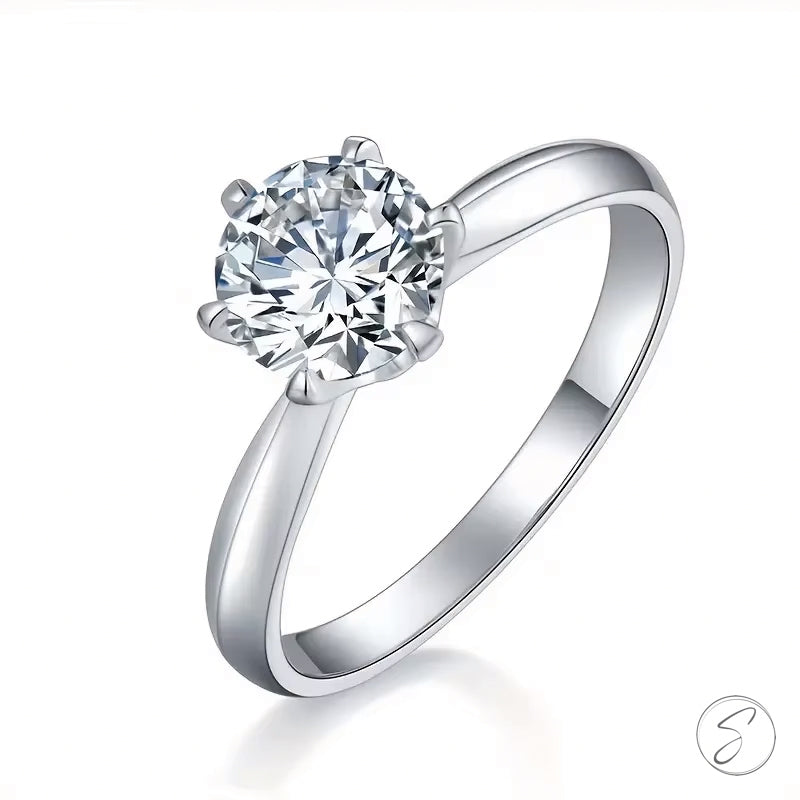 Solitário Moissanite Estrela