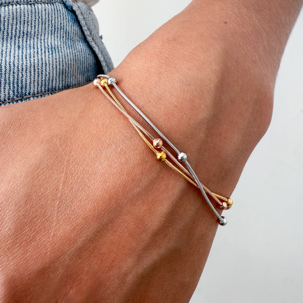 Pulseira Tripla Dots