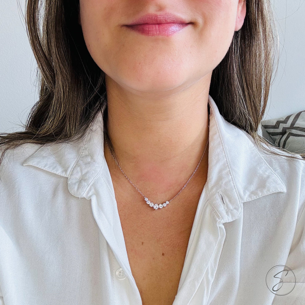 Colar Moissanite Juno