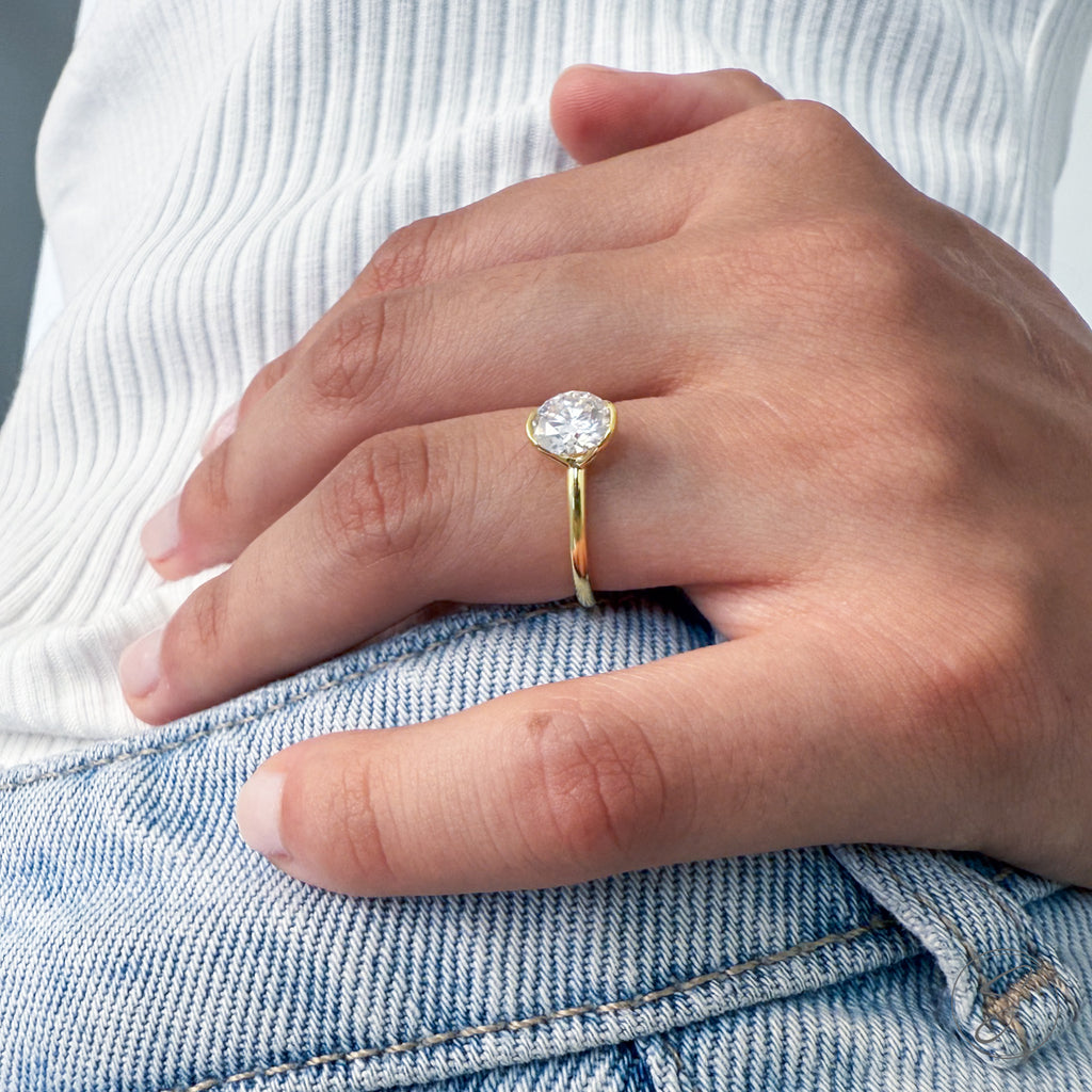 Solitário Moissanite Lídimo