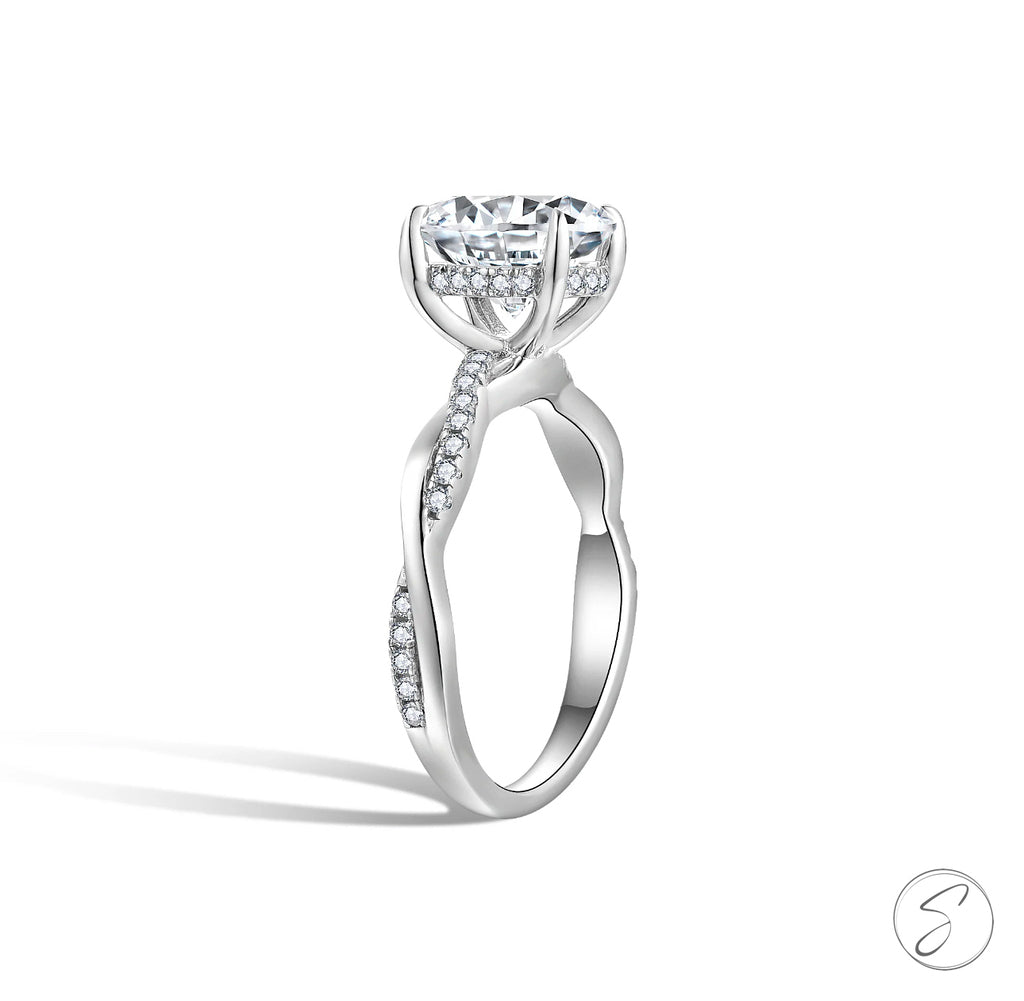 Solitário Moissanite Uno