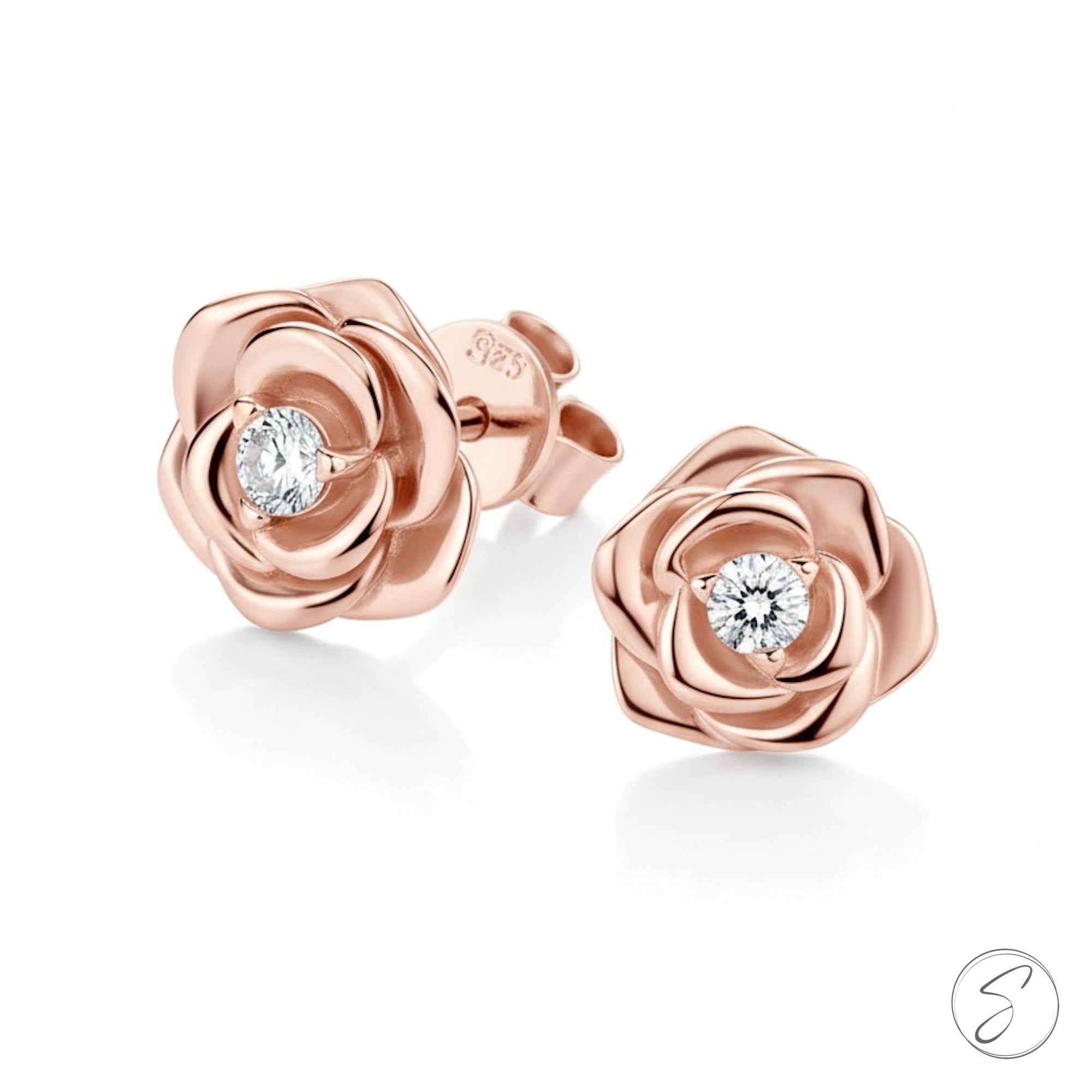 Brinco Moissanite Rosa