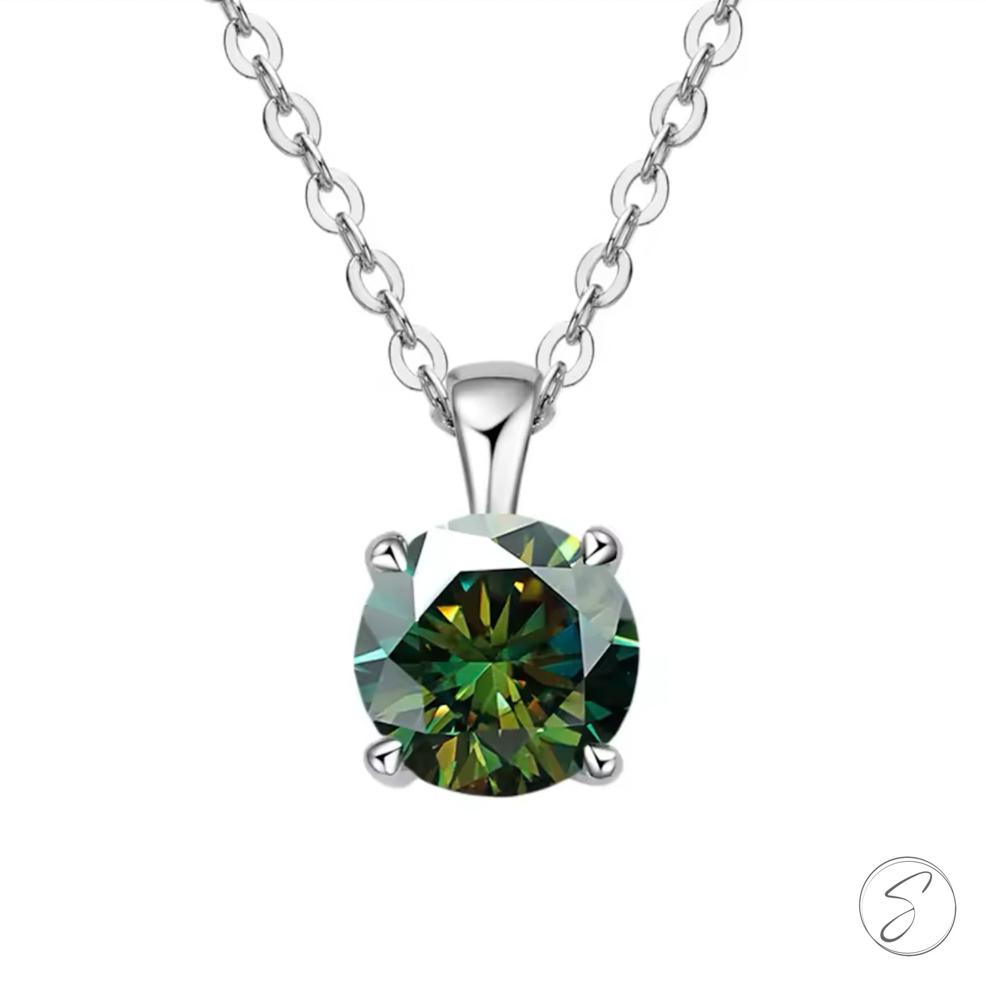 Colar Moissanite Estrela