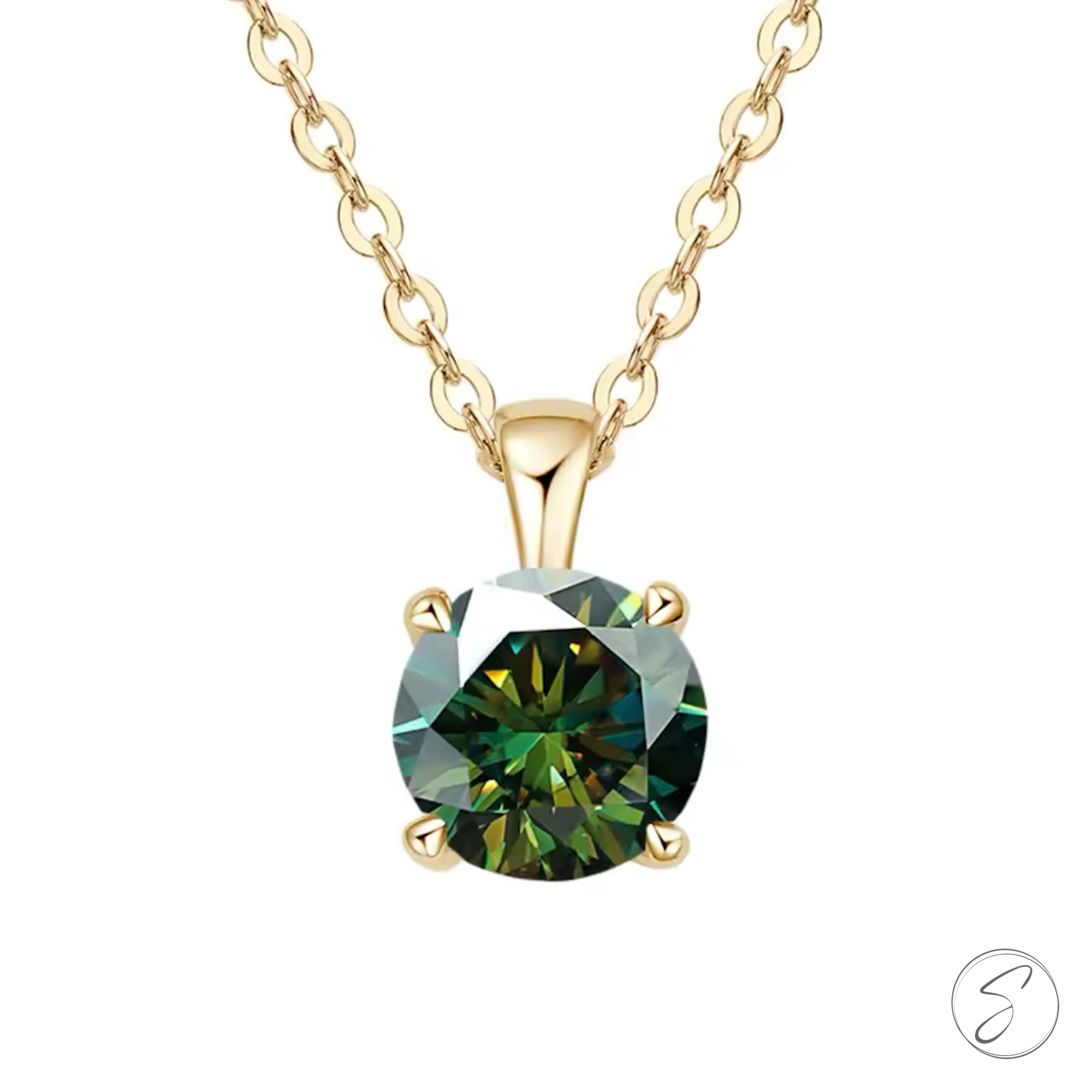 Colar Moissanite Estrela