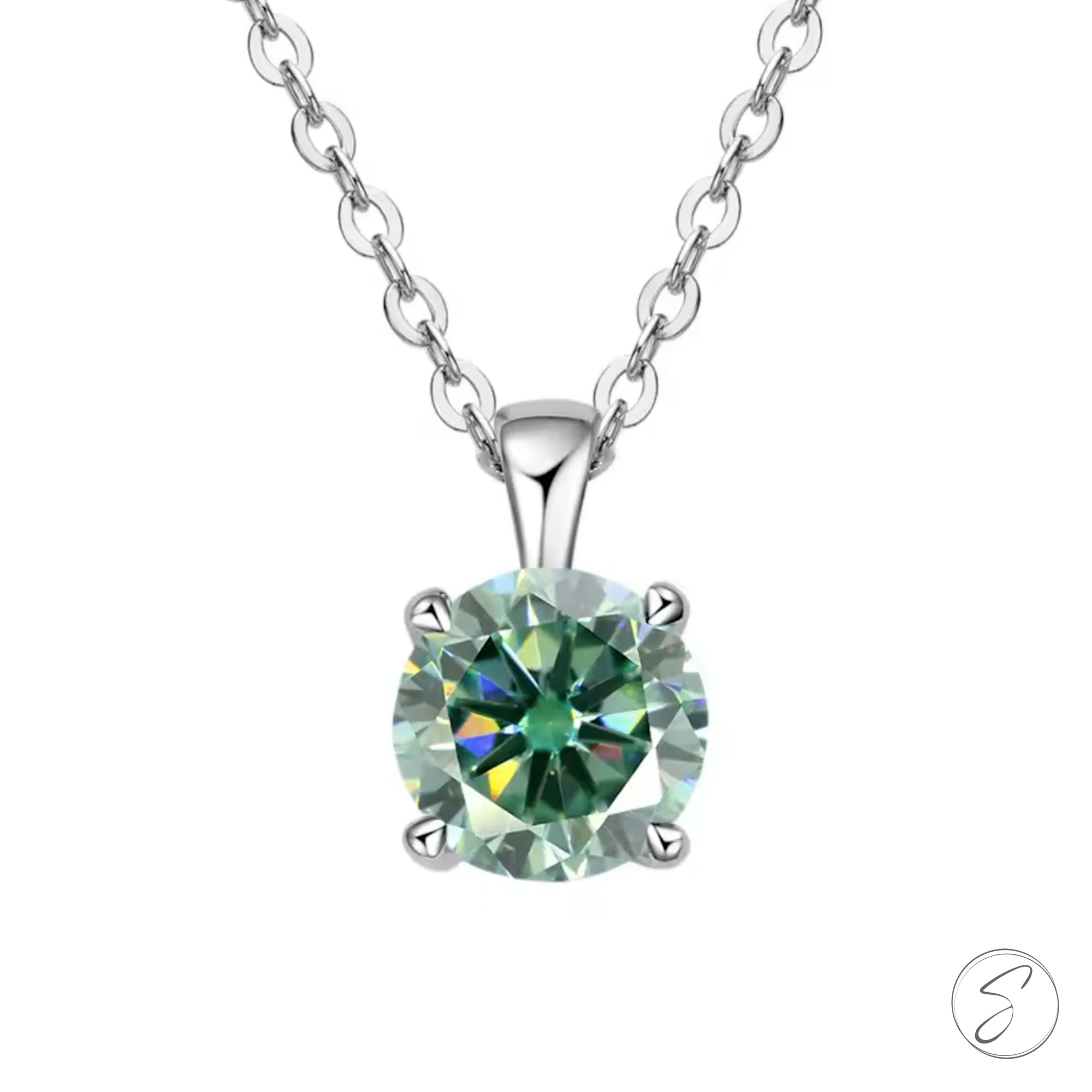 Colar Moissanite Estrela