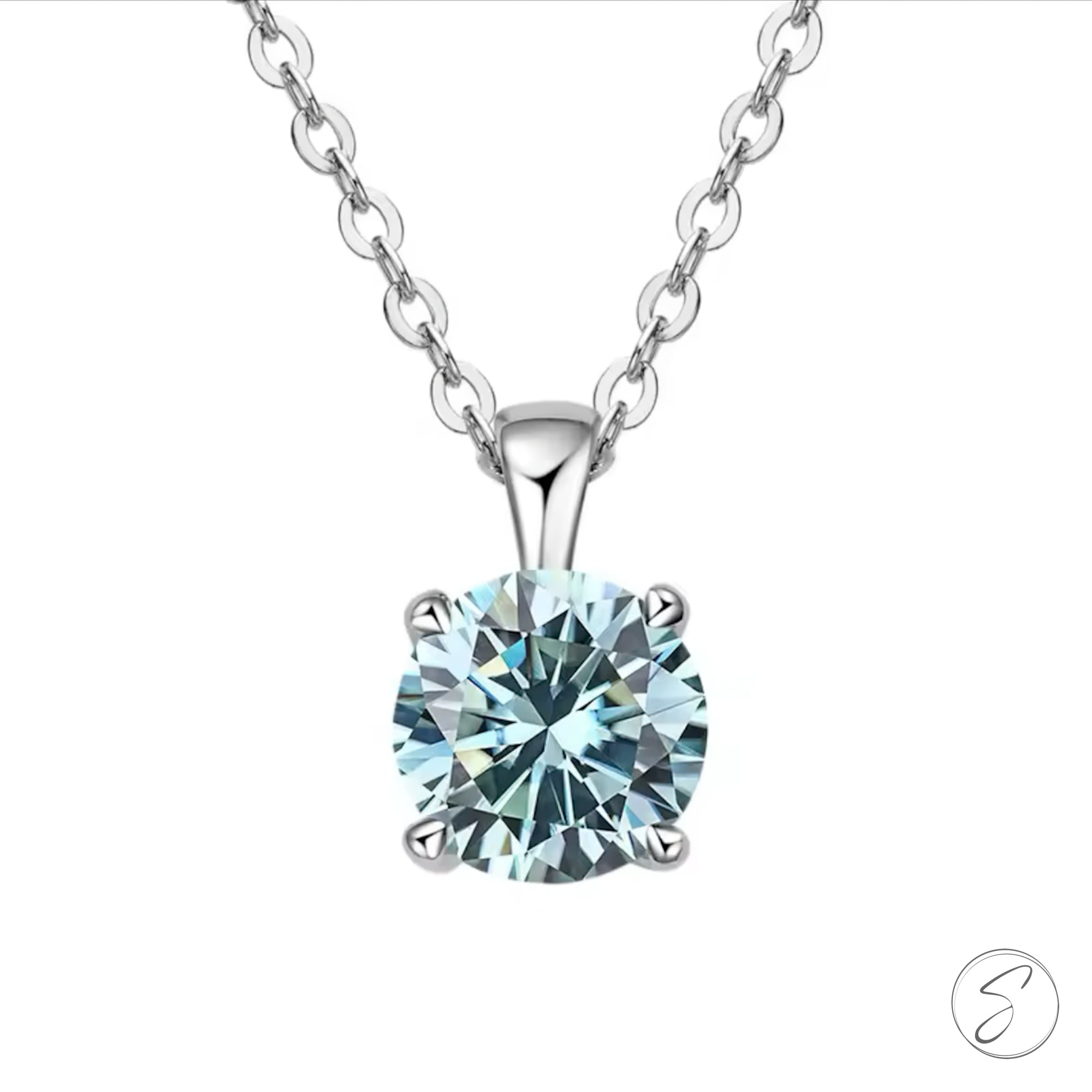 Colar Moissanite Estrela