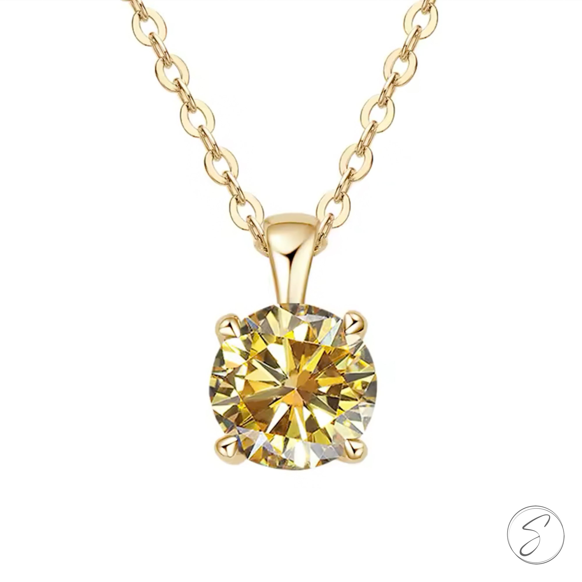 Colar Moissanite Estrela