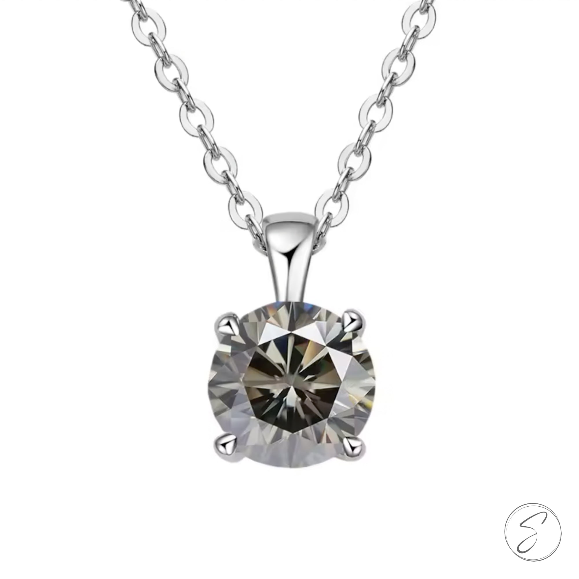 Colar Moissanite Estrela