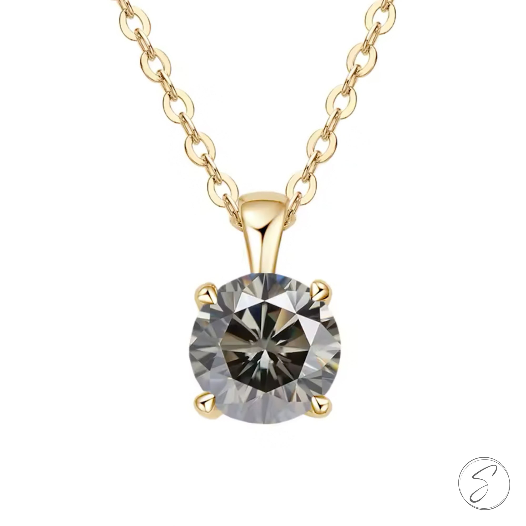 Colar Moissanite Estrela