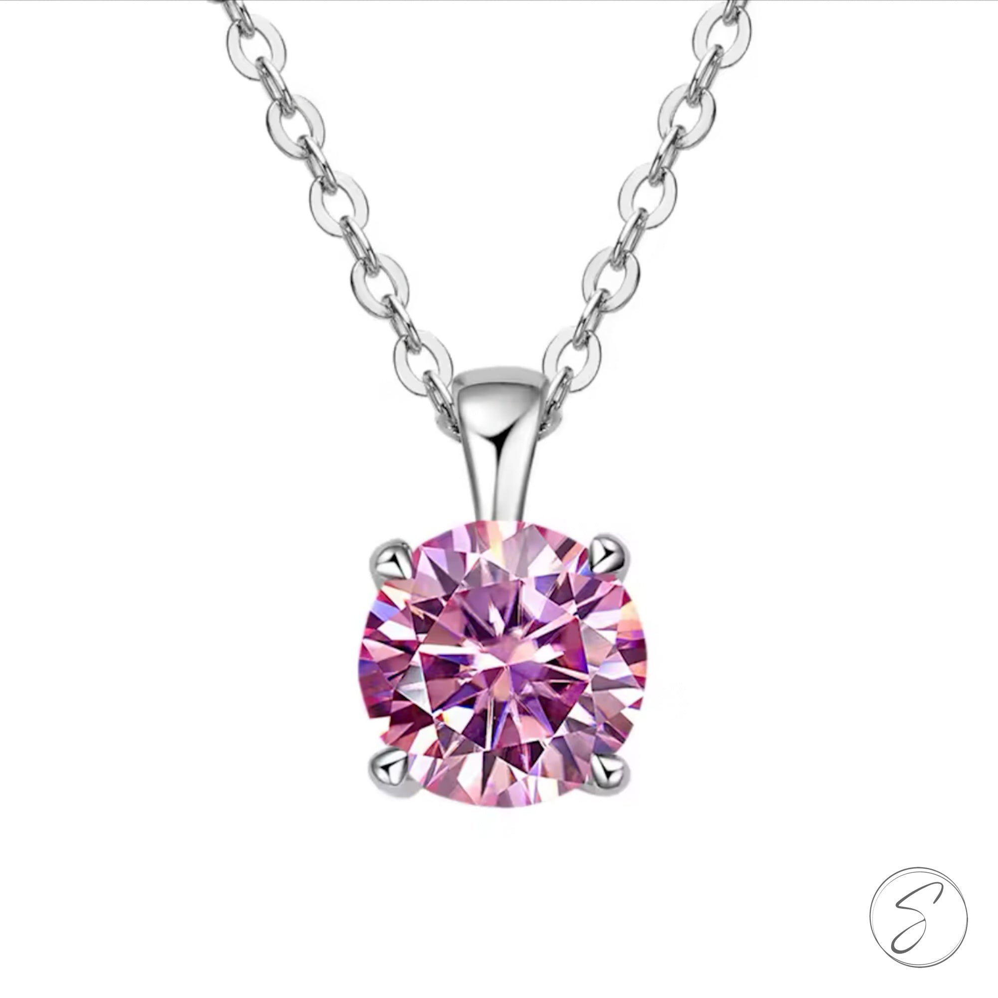 Colar Moissanite Estrela