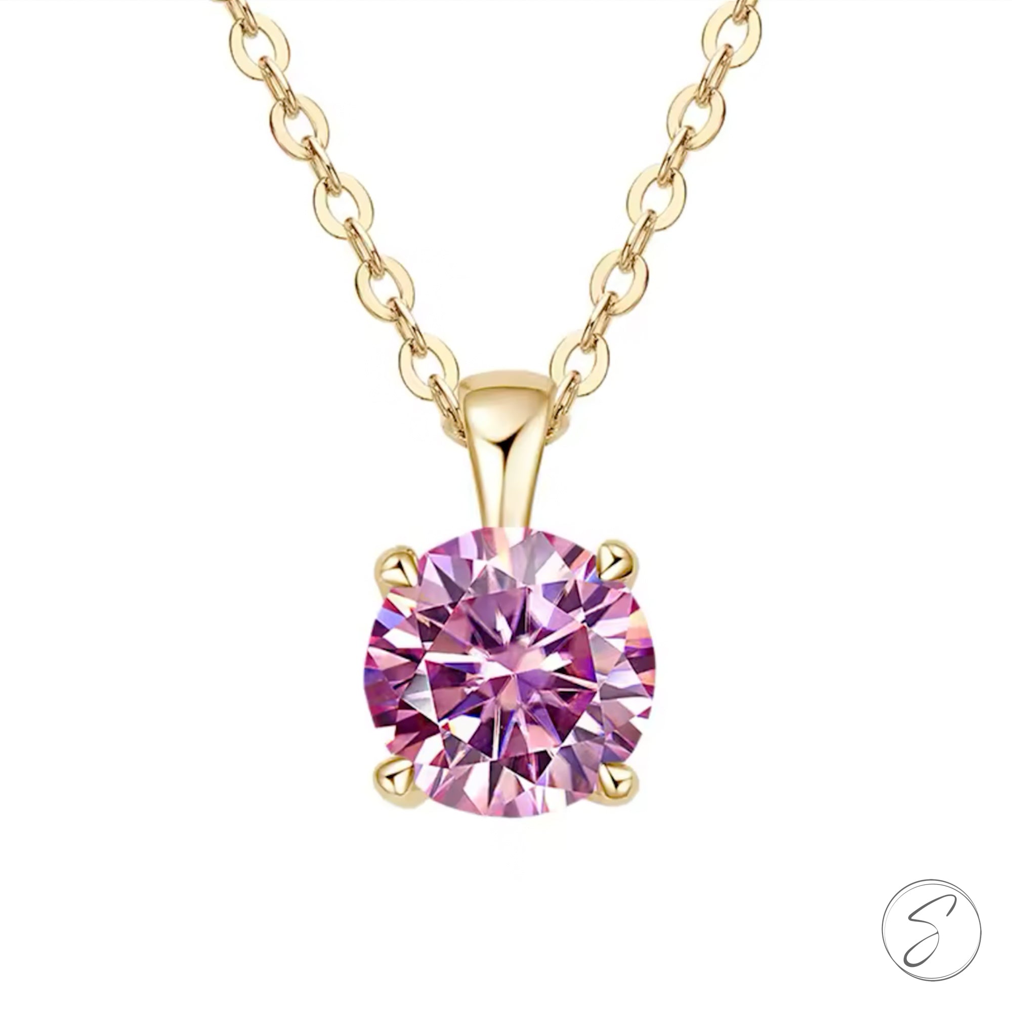 Colar Moissanite Estrela