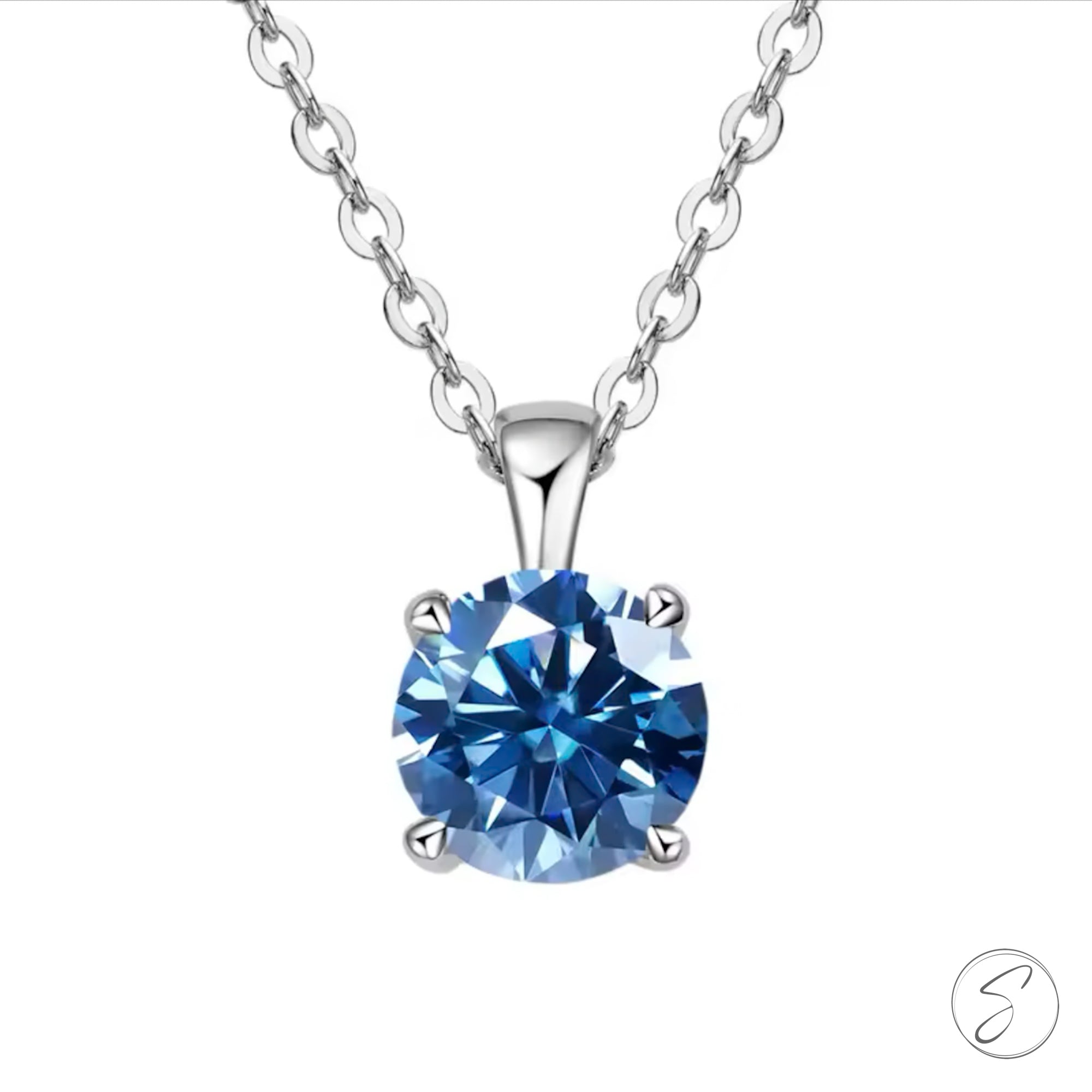 Colar Moissanite Estrela
