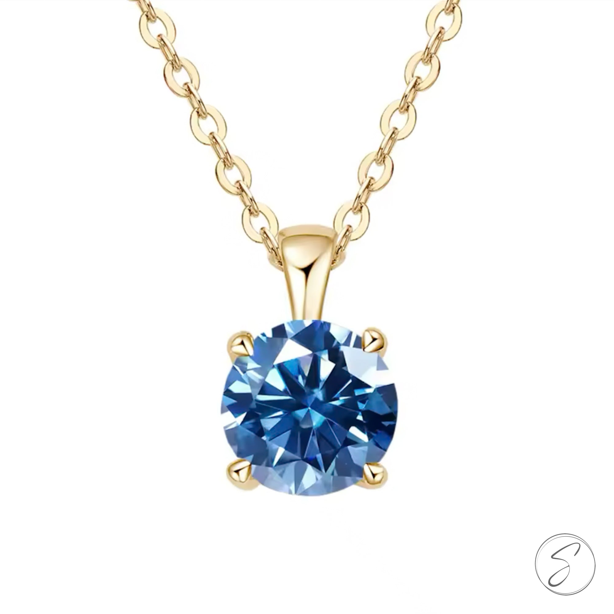 Colar Moissanite Estrela