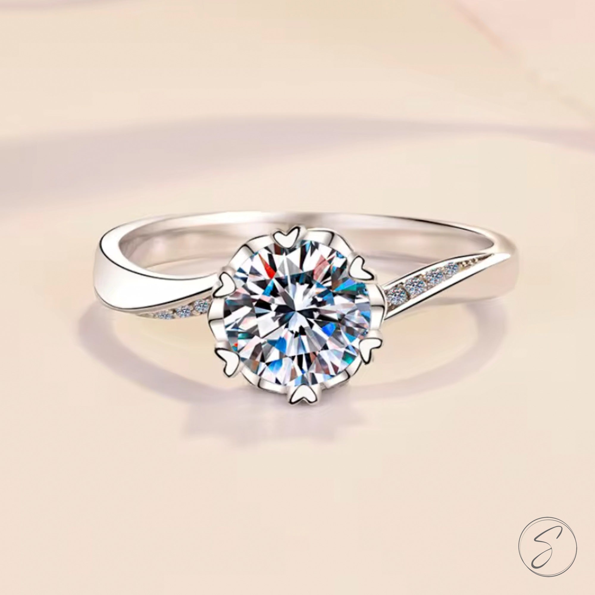 Solitário Moissanite Mira