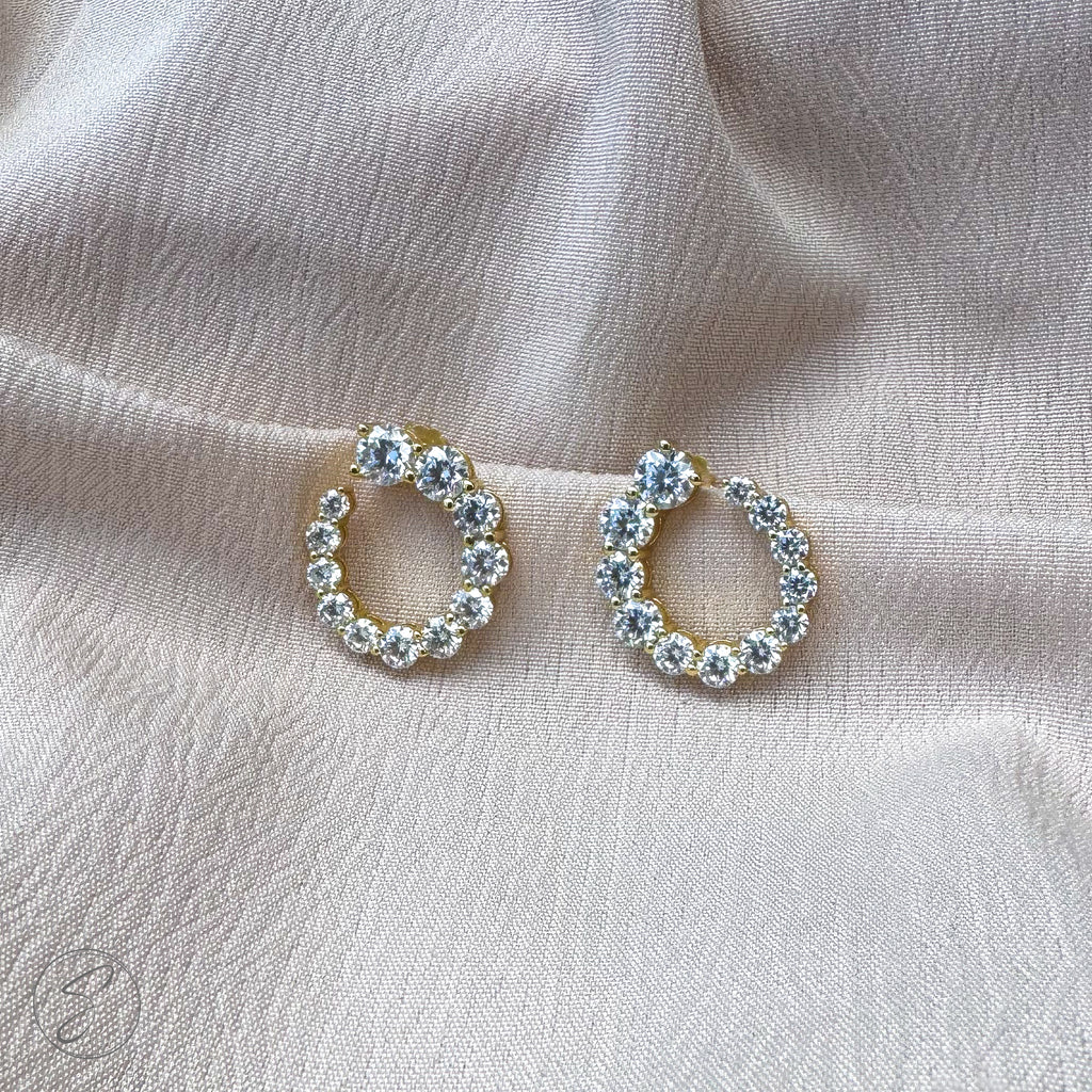 Brinco Moissanite Amanhecer